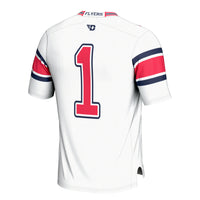 Dayton Flyers Football Jersey, White Sportswear Jersey Shirt, Lightweight Breathable Athletic Jersey, Casual Gift for Men