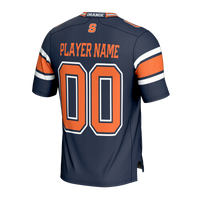 Syracuse Orange Football Jersey, Navy Fashion Lightweight Sportswear Jersey Shirt, Lightweight Breathable Athletic Jersey, Casual Gift for Men