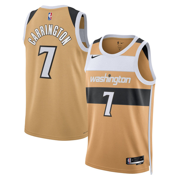 Washington Wizards 2025/26 City Edition Swingman Jersey - Tan - Carlton Carrington