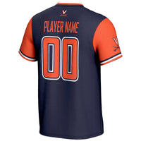 Virginia Cavaliers Softball Jersey, Navy Sportswear Jersey Shirt, Lightweight Breathable Athletic Jersey, Casual Gift for Men, Style 200139081