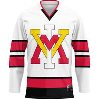 Virginia Military Institute Keydets Hockey Jersey, White Sportswear Jersey Shirt, Long Sleeve Hockey Sweater Jersey, Casual Gift for Men