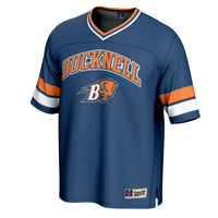 Bucknell Bison Football Jersey, Blue Sportswear Jersey Shirt, Lightweight Breathable Athletic Jersey, Casual Gift for Men, Style 202016066