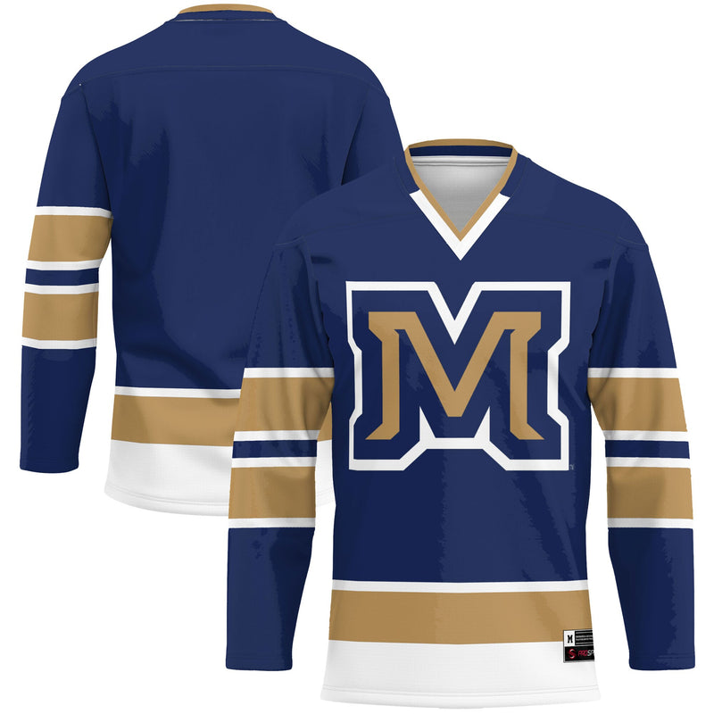 Montana State Bobcats Hockey Jersey, Blue Sportswear Jersey Shirt, Long Sleeve Hockey Sweater Jersey, Casual Gift for Men