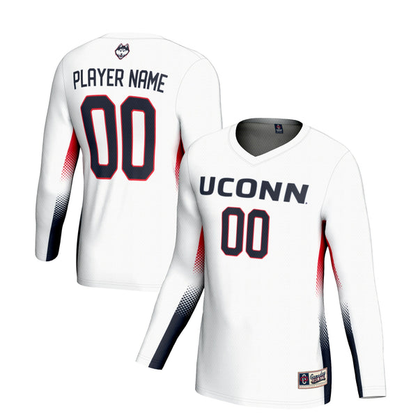 UConn Huskies NIL Lightweight Volleyball Jersey - White