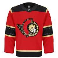 Ottawa Senators Hockey Jersey, Red Authentic Alternate Sportswear Jersey Shirt, Long Sleeve Hockey Sweater Jersey, Casual Gift for Men