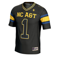 North Carolina A&T Aggies Football Jersey, Black Sportswear Jersey Shirt, Lightweight Breathable Athletic Jersey, Casual Gift for Men