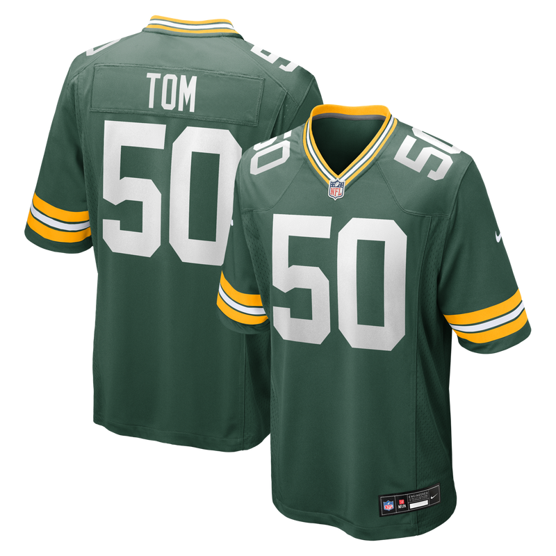 Zach Tom Green Bay Packers Football Jersey, Game Sportswear Jersey Shirt, Lightweight Breathable Athletic Jersey, Casual Gift for Men
