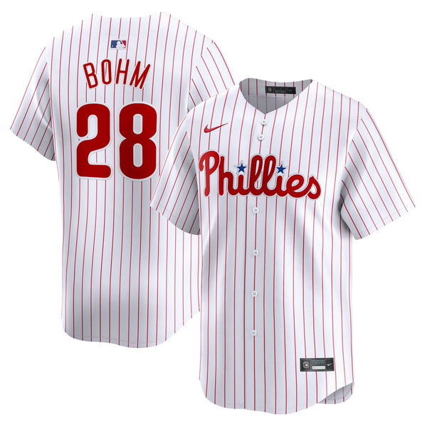 Philadelphia Phillies Alec Bohm White Home Limited Player Jersey