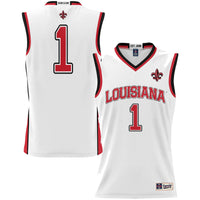 Louisiana Ragin' Cajuns Basketball Jersey, White Lightweight Sportswear Jersey Shirt, Sleeveless Athletic Tank Jersey, Casual Gift for Men