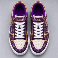 LSU - Purple, Gold and the Tiger's Steady Gaze
