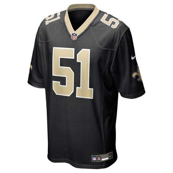 New Orleans Saints Jonathan Vilma Black Game Retired Player Jersey