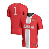 Louisiana Ragin' Cajuns Soccer Jersey, Cardinal Lightweight Sportswear Jersey Shirt, Lightweight Breathable Athletic Jersey, Casual Gift for Men