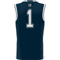 Utah State Aggies Basketball Jersey, Navy Lightweight Sportswear Jersey Shirt, Sleeveless Athletic Tank Jersey, Casual Gift for Men