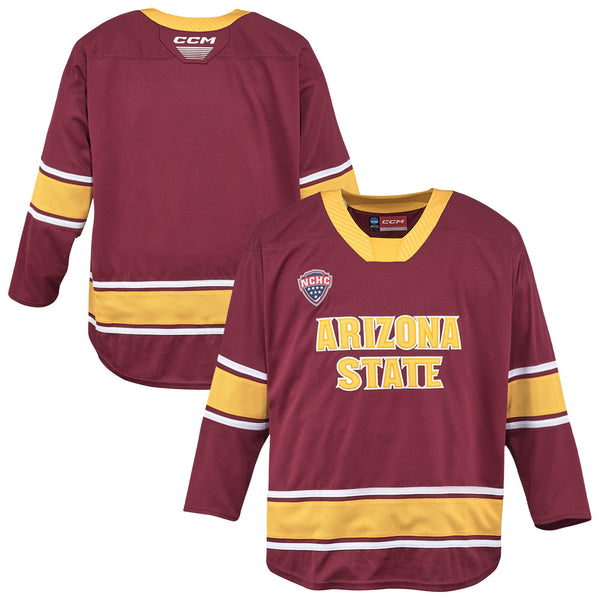 Arizona State Sun Devils Replica Hockey Jersey – Maroon