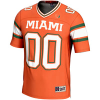 Miami Hurricanes Football Jersey, Orange Sportswear Jersey Shirt, Lightweight Breathable Athletic Jersey, Casual Gift for Men, Style 200724649