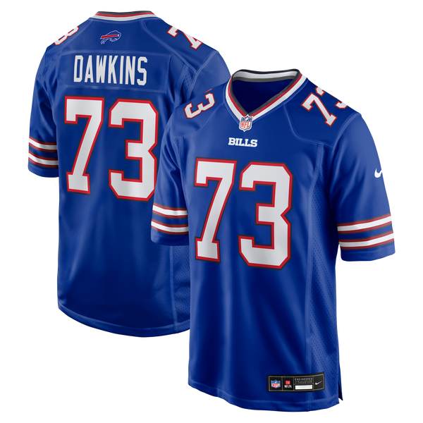 Buffalo Bills Dion Dawkins Royal Game Player Jersey