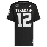 Texas A&M Aggies Football Jersey, Black Alternate Sportswear Jersey Shirt, Lightweight Breathable Athletic Jersey, Casual Gift for Men
