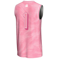 Montana Grizzlies Basketball Jersey, Pink Fashion Lightweight Sportswear Jersey Shirt, Sleeveless Athletic Tank Jersey, Casual Gift for Men