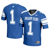 BYU Cougars Football Jersey, Royal Sportswear Jersey Shirt, Lightweight Breathable Athletic Jersey, Casual Gift for Men, Style 200447719