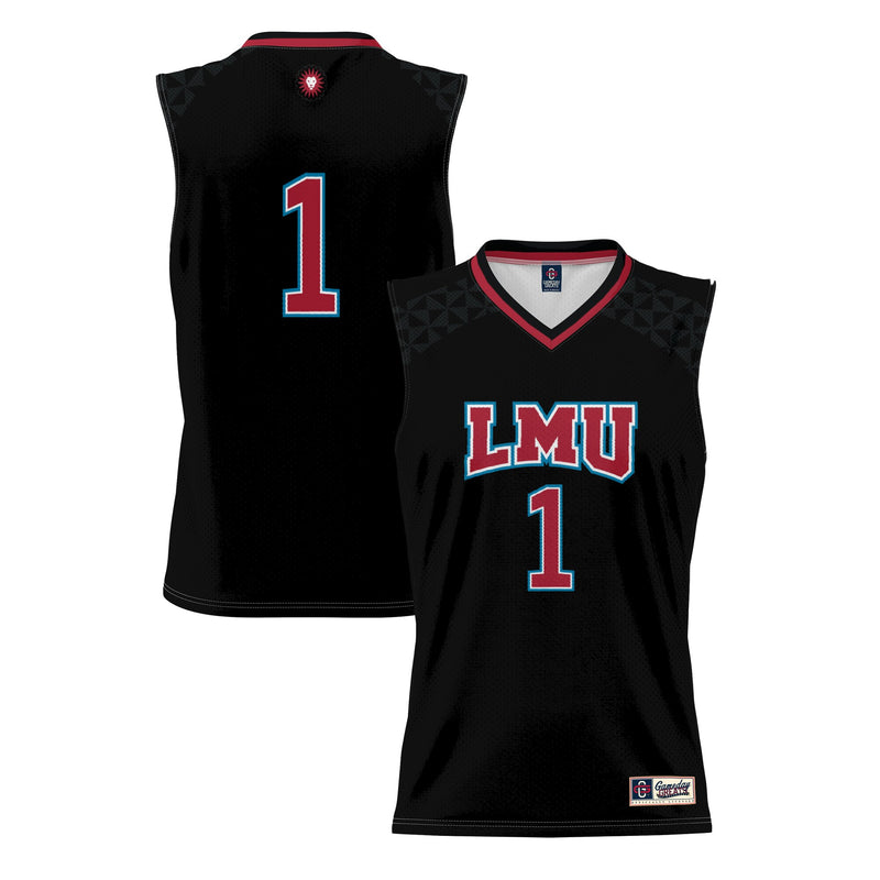 Loyola Marymount Lions Basketball Jersey, Black Lightweight Sportswear Jersey Shirt, Sleeveless Athletic Tank Jersey, Casual Gift for Men