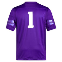 Washington Huskies Football Jersey, Purple Sportswear Jersey Shirt, Lightweight Breathable Athletic Jersey, Casual Gift for Men, Style 5226878