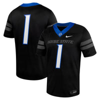 Boise State Broncos Football Jersey, Black Sportswear Jersey Shirt, Lightweight Breathable Athletic Jersey, Casual Gift for Men