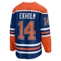 Mattias Ekholm Edmonton Oilers Hockey Jersey, Royal Breakaway Sportswear Jersey Shirt, Long Sleeve Hockey Sweater Jersey, Casual Gift for Men