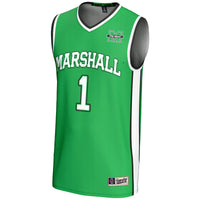 Marshall Thundering Herd Basketball Jersey, Kelly Sportswear Jersey Shirt, Sleeveless Athletic Tank Jersey, Casual Gift for Men, Style 200910787