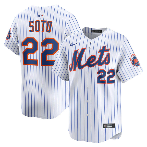 New York Mets Juan Soto White Home Limited Jersey