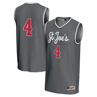 Saint Joseph's Hawks Basketball Jersey, Gray Fashion Lightweight Sportswear Jersey Shirt, Sleeveless Athletic Tank Jersey, Casual Gift for Men