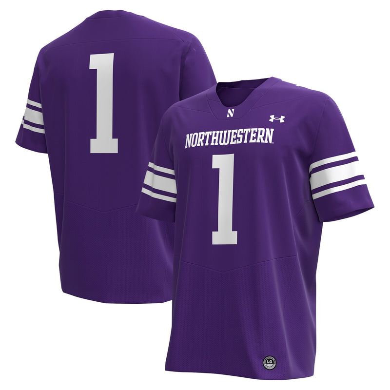 Northwestern Wildcats Football Jersey, Purple Replica Sportswear Jersey Shirt, Lightweight Breathable Athletic Jersey, Casual Gift for Men