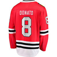 Ryan Donato Chicago Blackhawks Hockey Jersey, Red Breakaway Home Sportswear Jersey Shirt, Long Sleeve Hockey Sweater Jersey, Casual Gift for Men
