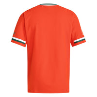 Miami Hurricanes Baseball Jersey, Orange Sportswear Jersey Shirt, Lightweight Breathable Athletic Jersey, Casual Gift for Men
