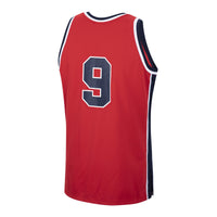 USA 1984 Michael Jordan USA Authentic Alternate Basketball Jersey, Sportswear Jersey Shirt, Sleeveless Athletic Tank Jersey, Casual Gift for Men