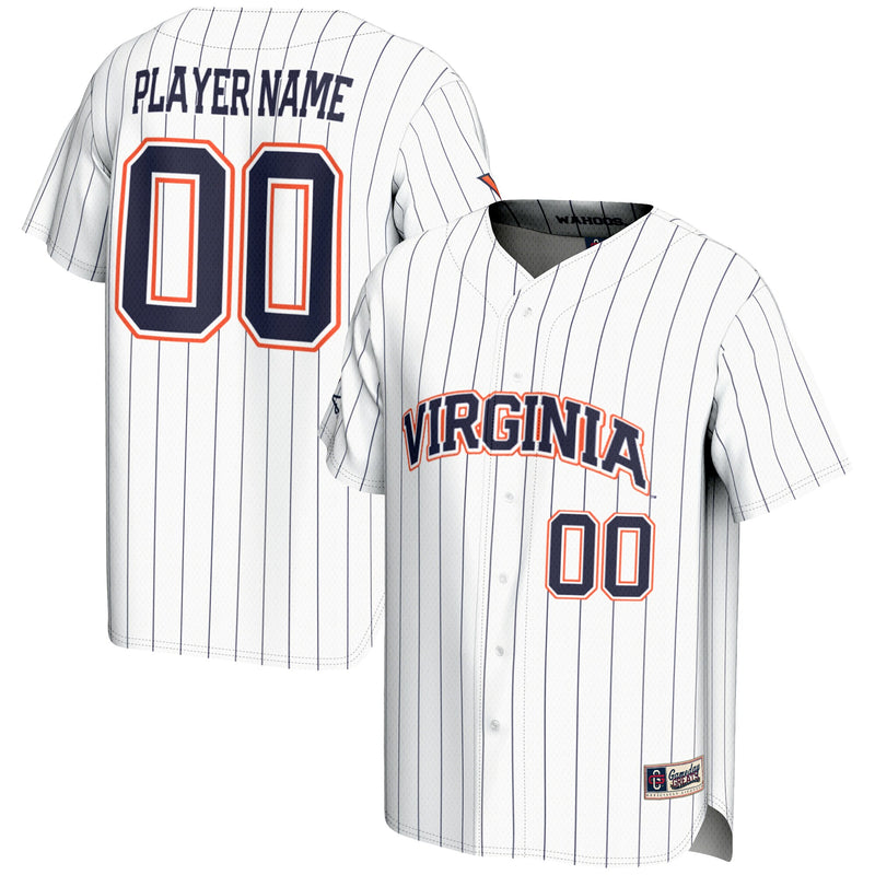 Virginia Cavaliers Baseball Jersey, White Sportswear Jersey Shirt, Lightweight Breathable Athletic Jersey, Casual Gift for Men, Style 200097225