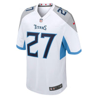 Eddie George Tennessee Titans Football Jersey, White Game Sportswear Jersey Shirt, Lightweight Breathable Athletic Jersey, Casual Gift for Men