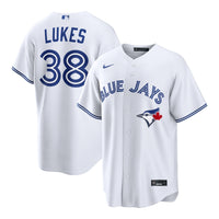 Nathan Lukes Toronto Blue Jays Baseball Jersey, White Sportswear Jersey Shirt, Lightweight Breathable Athletic Jersey, Casual Gift for Men