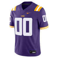 LSU Tigers Football Jersey, Purple Game Sportswear Jersey Shirt, Lightweight Breathable Athletic Jersey, Casual Gift for Men, Style 201937757