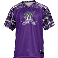 Weber State Wildcats Football Jersey, Purple Sportswear Jersey Shirt, Lightweight Breathable Athletic Jersey, Casual Gift for Men