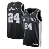 Devin Vassell San Antonio Spurs Basketball Jersey, Black Swingman Sportswear Jersey Shirt, Sleeveless Athletic Tank Jersey, Casual Gift for Men