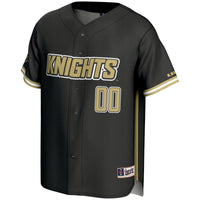 UCF Knights Baseball Jersey, Black Sportswear Jersey Shirt, Lightweight Breathable Athletic Jersey, Casual Gift for Men, Style 200097240