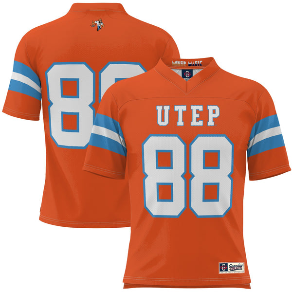 #88 UTEP Miners Throwback Football Jersey - Orange