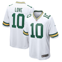 Jordan Love Green Bay Packers Football Jersey, White Game Sportswear Jersey Shirt, Lightweight Breathable Athletic Jersey, Casual Gift for Men