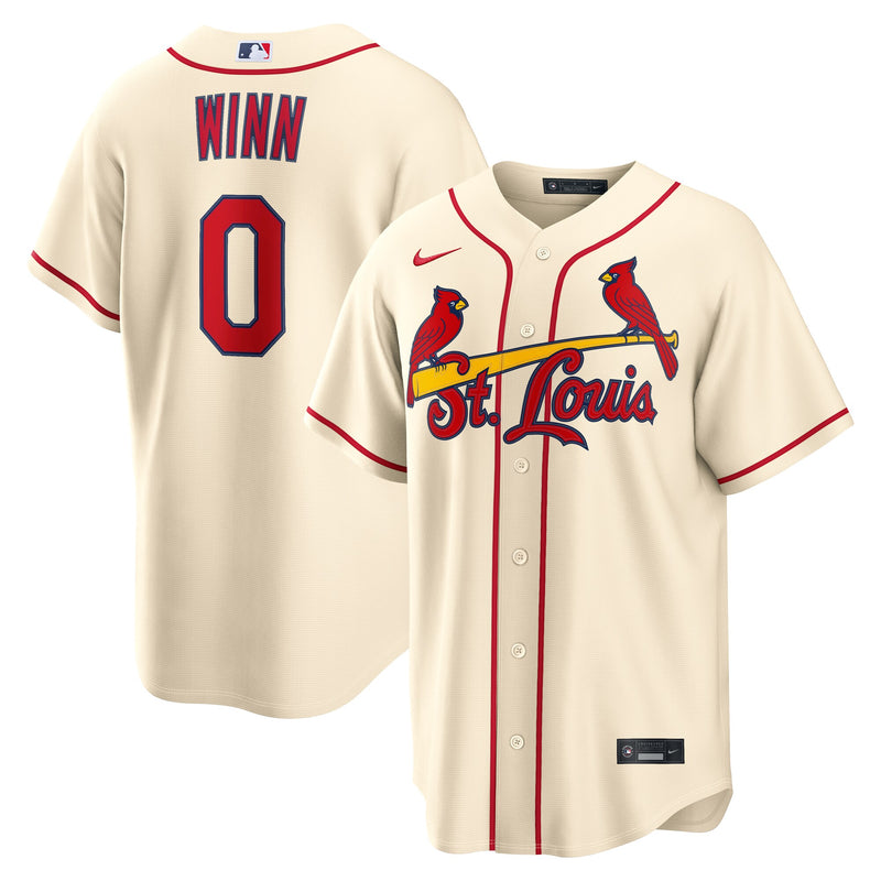 Masyn Winn St. Louis Cardinals Baseball Jersey, Cream Sportswear Jersey Shirt, Lightweight Breathable Athletic Jersey, Casual Gift for Men