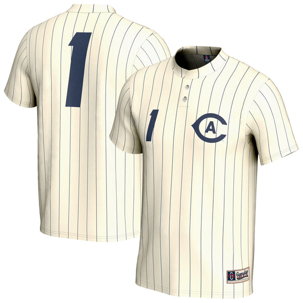 White UC Davis Aggies Lightweight Collegiate Baseball Fashion Jersey