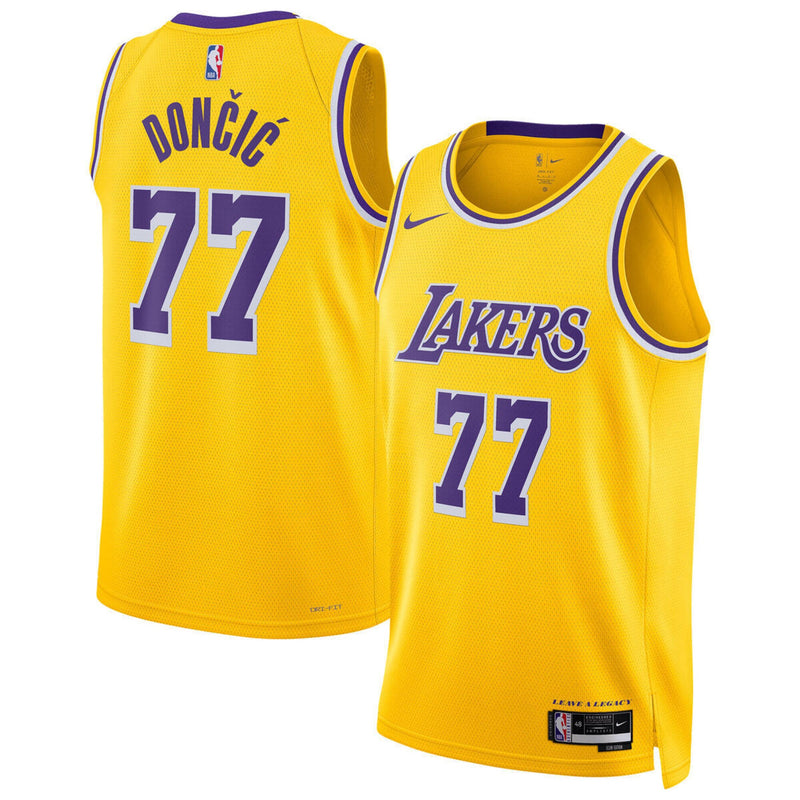 Luka Doncic Los Angeles Lakers Basketball Jersey, Sportswear Jersey Shirt, Sleeveless Athletic Tank Jersey, Casual Gift for Men, Style 203110263
