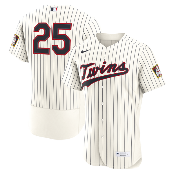 Minnesota Twins Byron Buxton Cream 2026 Field of Dreams Authentic Jersey