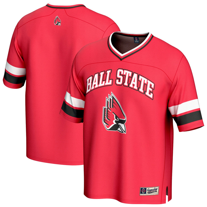 Ball State Cardinals Football Jersey, Sportswear Jersey Shirt, Lightweight Breathable Athletic Jersey, Casual Gift for Men, Style 202414550
