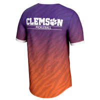 Clemson Tigers Football Jersey, Purple Lightweight Sportswear Jersey Shirt, Lightweight Breathable Athletic Jersey, Casual Gift for Men