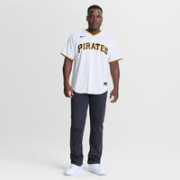 Camilo Doval Pittsburgh Pirates Baseball Jersey, White Sportswear Jersey Shirt, Lightweight Breathable Athletic Jersey, Casual Gift for Men